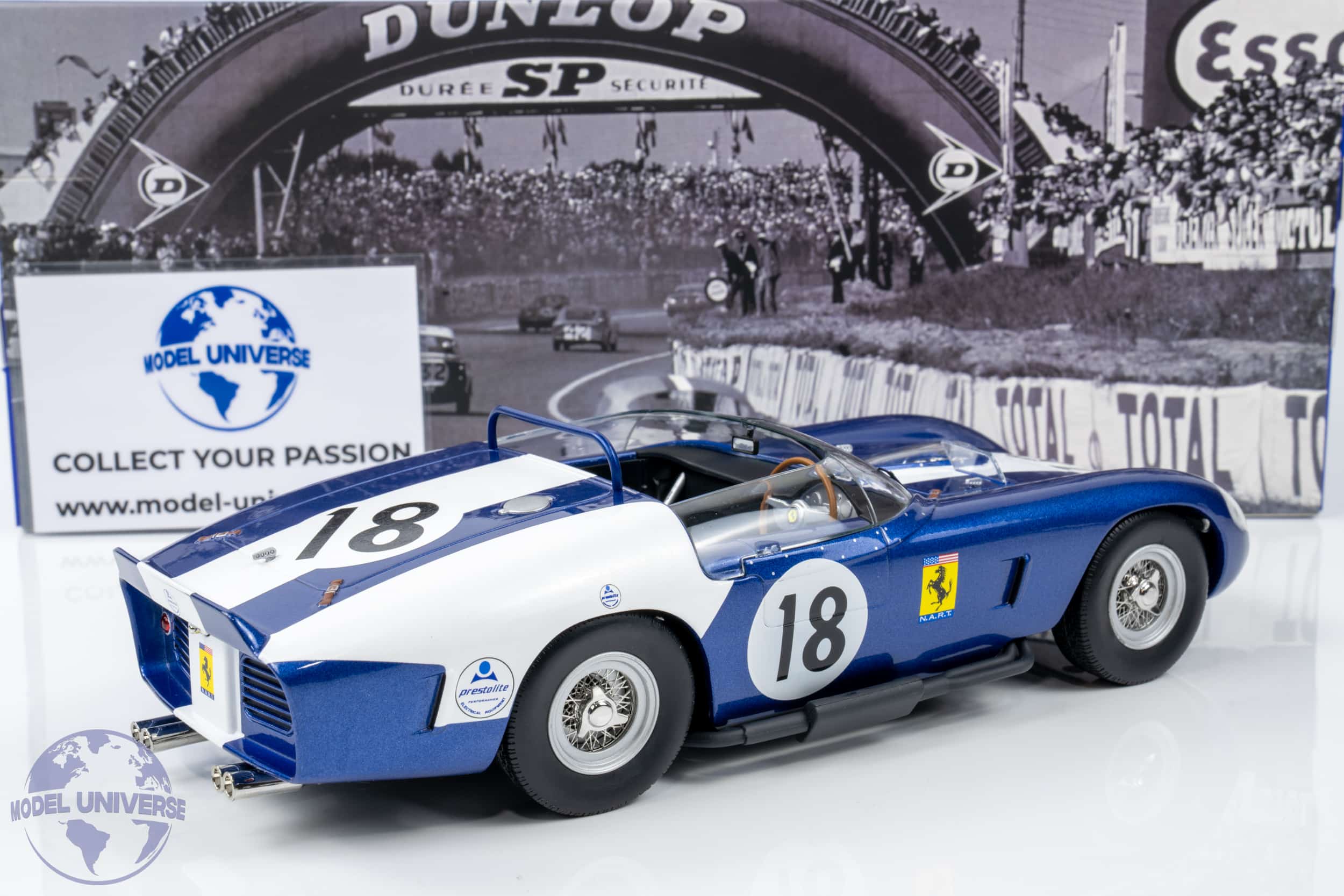 WERK83 - 1:18 Ferrari 250 TR61 NART No.18 24h Le Mans 1962 - John Fulp, Peter Ryan - Diecast Model 2 WERK83 - 1:18 Ferrari 250 TR61 NART No.18 24h Le Mans 1962 - John Fulp, Peter Ryan - Diecast Model