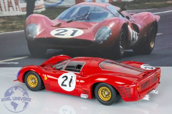 WERK83 - 1:18 Ferrari 330 P3 Coupe No.21 24h LeMans 1966 - Bandini, Guichet - Diecast Model