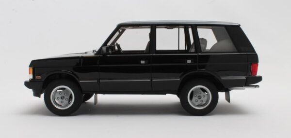 cult scale - 1:18 range rover classic vogue beluga black (1990)