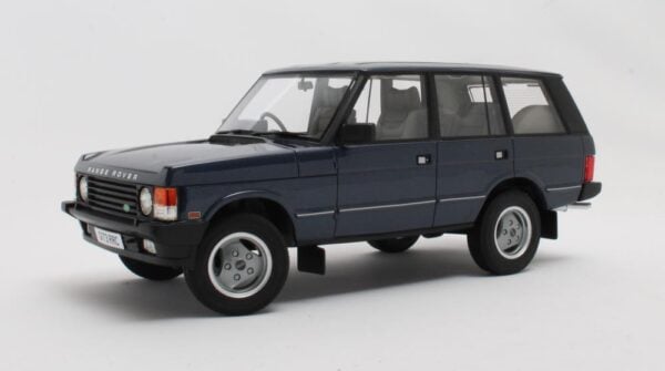 cult scale - 1:18 range rover classic vogue plymouth blue metallic (1990)