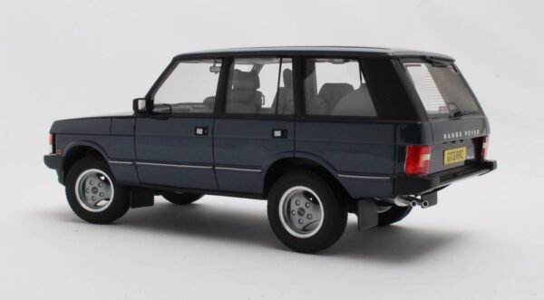 cult scale - 1:18 range rover classic vogue plymouth blue metallic (1990)