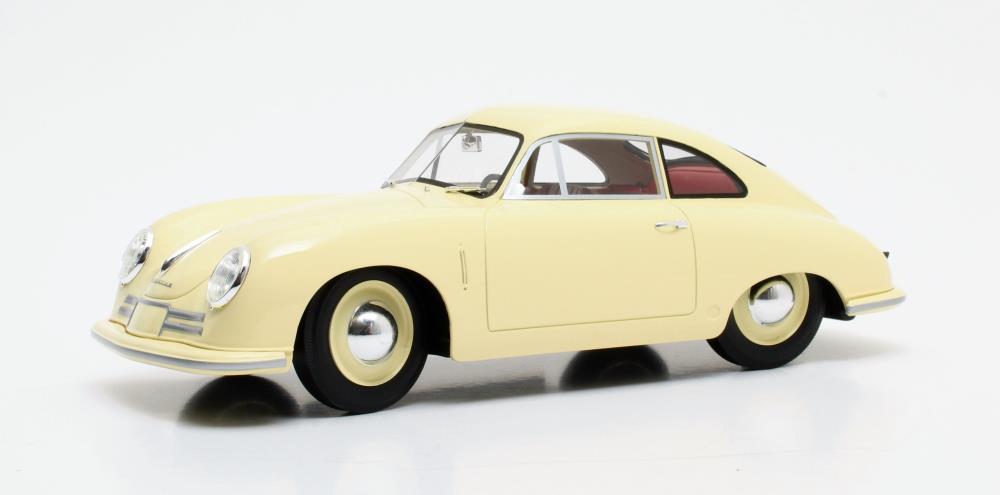 Cult 1/18 Scale Resin Model Car Porsche 356-2 Gmund Coupe Yellow CML042-1 
