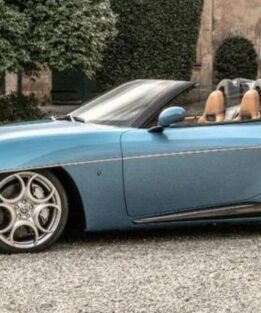 Matrix MX40102-111 1:43 Alfa Romeo Disco Volante Blue 2016 Spider Resin Model Car