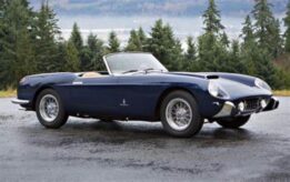 Matrix MX40604-072 1:43 Ferrari 250GT Cabriolet Blue Pininfarina S1 Resin Model Car 1957