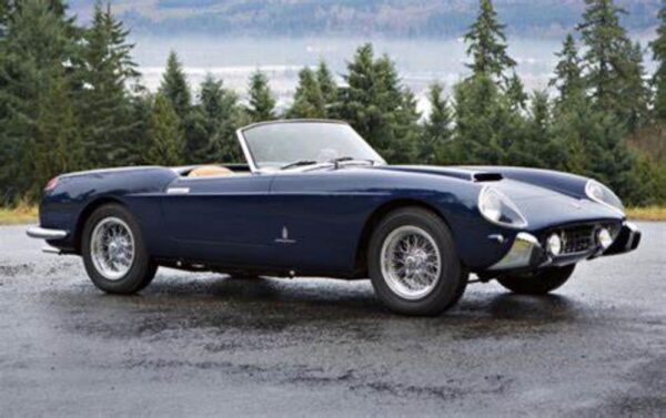 Matrix MX40604-072 1:43 Ferrari 250GT Cabriolet Blue Pininfarina S1 Resin Model Car 1957