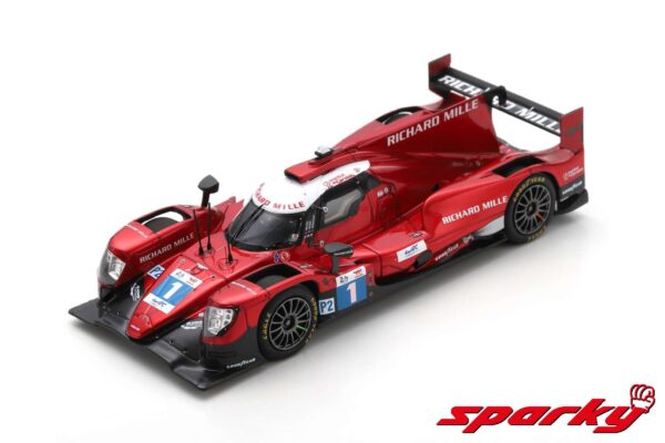 Spark - 1:64 Oreca 07 Gibson #1 Richard Mille Racing 24H Le Mans 2022 L. Wadoux/S. Ogier