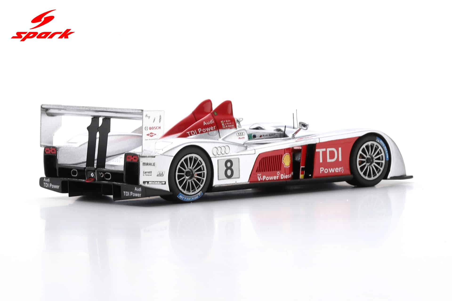 Spark - 1:43 Audi R10 TDI No.8 Team Joest Winner 24H Le Mans 2006 Frank Biela - Emanuele Pirro - Marco Werner - Resin Model 2 Spark 1:43 Audi R10 TDI Team Joest No.8 Winner Le Mans 24H 2006 F. Biela - E. Pirro - M. Werner (43LM06) Resin Model