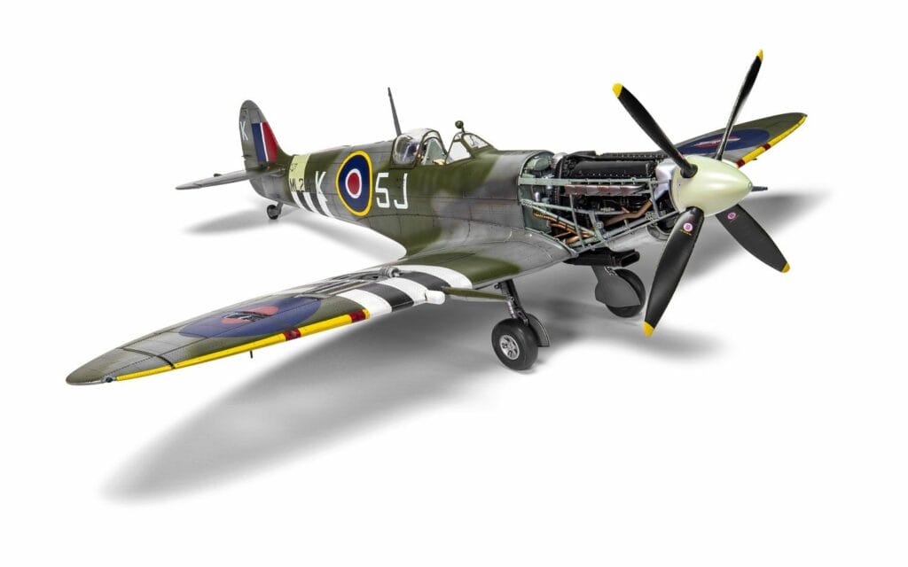 Airfix Supermarine Spitfire detail image