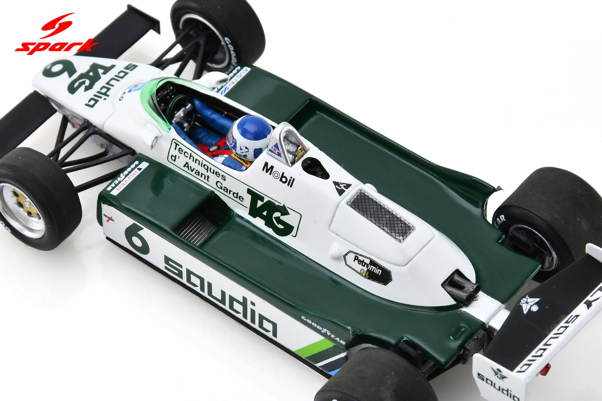 Spark 1:43 Williams FW08 No.6 Winner Swiss GP 1982 Keke Rosberg (S7498) Resin Model 3 Spark 1:43 Williams FW08 No.6 Winner Swiss GP 1982 Keke Rosberg (S7498) Resin Model - Image 3