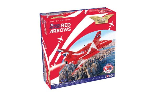 corgi - 1:72 red arrows hawk u.s. tour 2019 (aa36017)