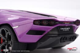 Top Speed - 1:18 Lamborghini Countach LPI 800-4 Purple - Resin Model