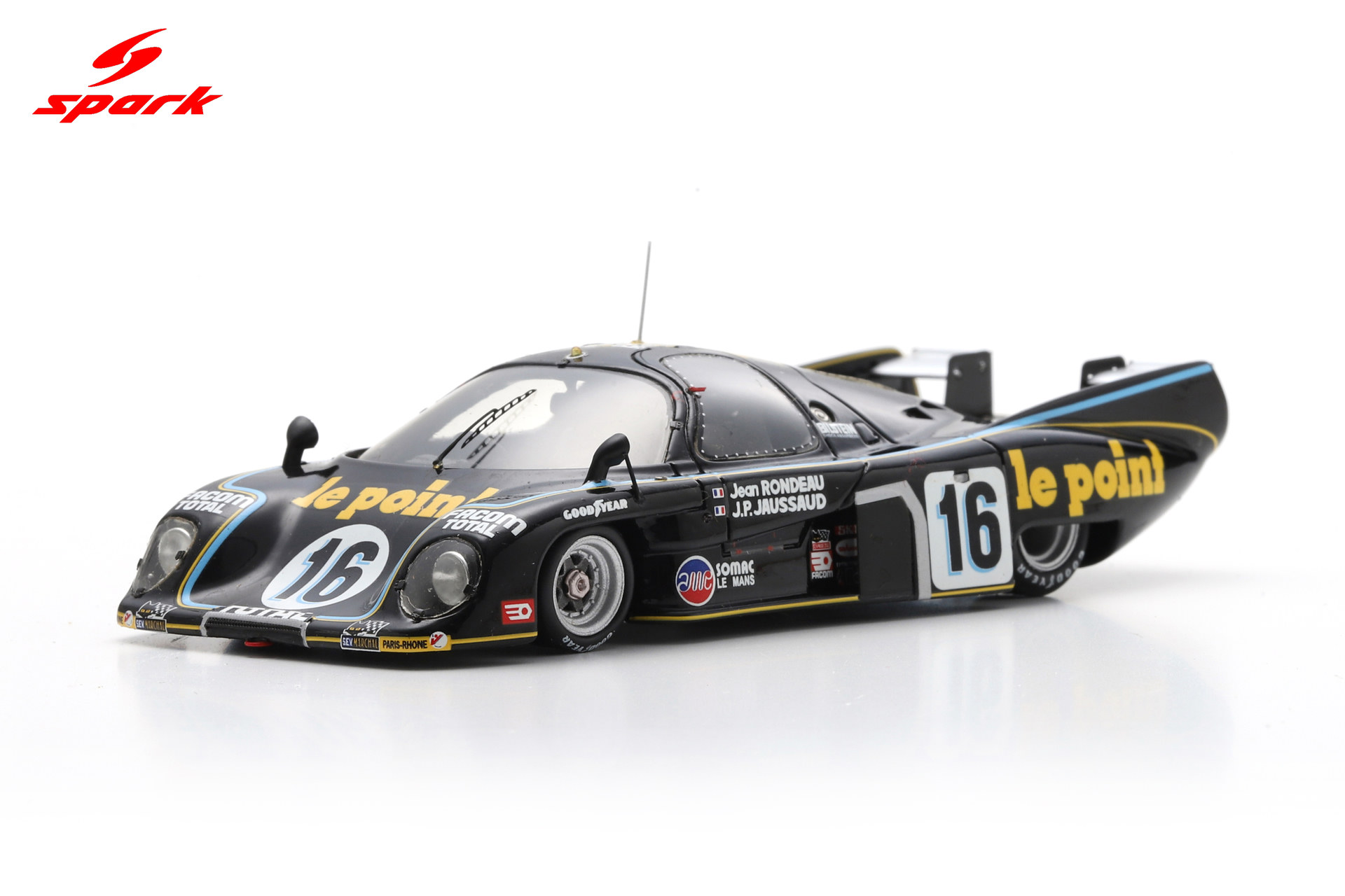 Spark 1:43 Rondeau M379 B No.16 Winner 24H Le Mans 1980 J. Rondeau - J-P Jaussaud (43LM80) Resin Model 8 Spark 1:43 Rondeau M379 B No.16 Winner 24H Le Mans 1980
J. Rondeau - J-P Jaussaud (43LM80) Resin Model - Image 8