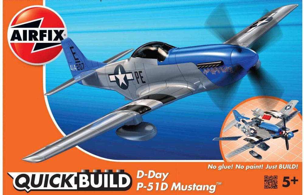 airfix quick build d-day mustang p-51d