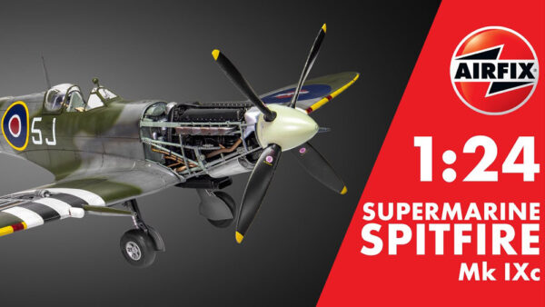 airfix - 1:24 supermarine spitfire mk.ixc (a17001) model kit