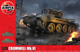 airfix - 1:35 cruiser mk.viii a27m cromwell mk.vi (a1374) model kit