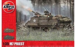 airfix - 1:35 m7 priest (a1368) model kit