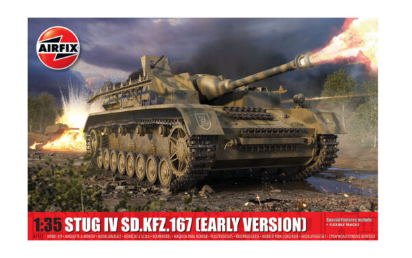 airfix - 1:35 stug iv sd.kfz.167 (a1377) model kit