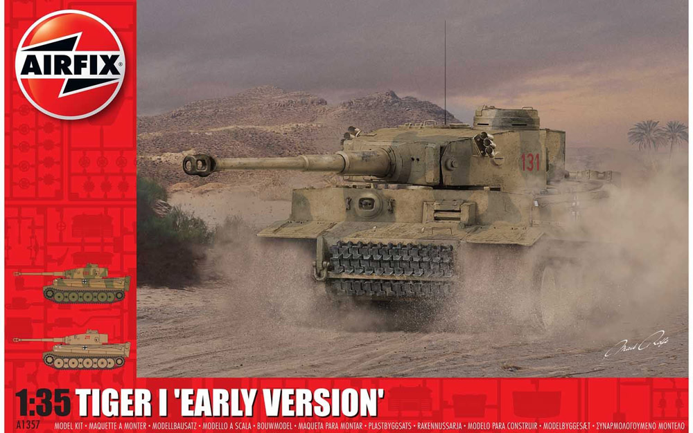 airfix - 1:35 tiger 1, early production version (a1357) model kit
