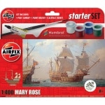 Airfix - 1:400 Mary Rose Starter Set (A55114A) Model Kit