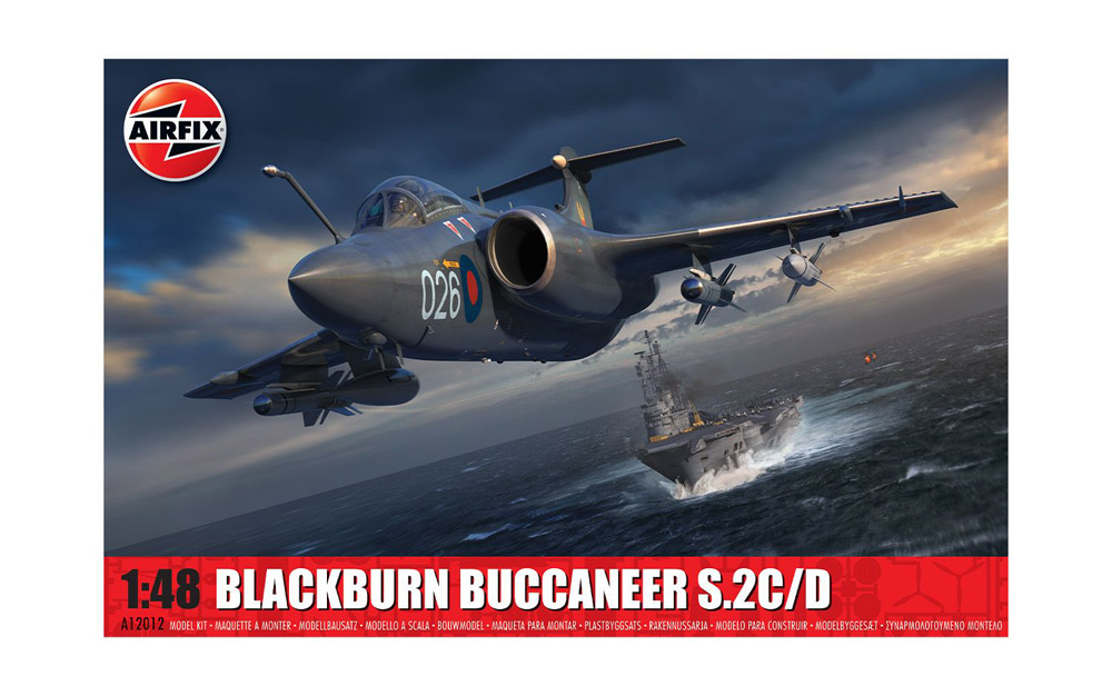 airfix - 1:48 blackburn buccaneer s.2c/d (a12012) model kit