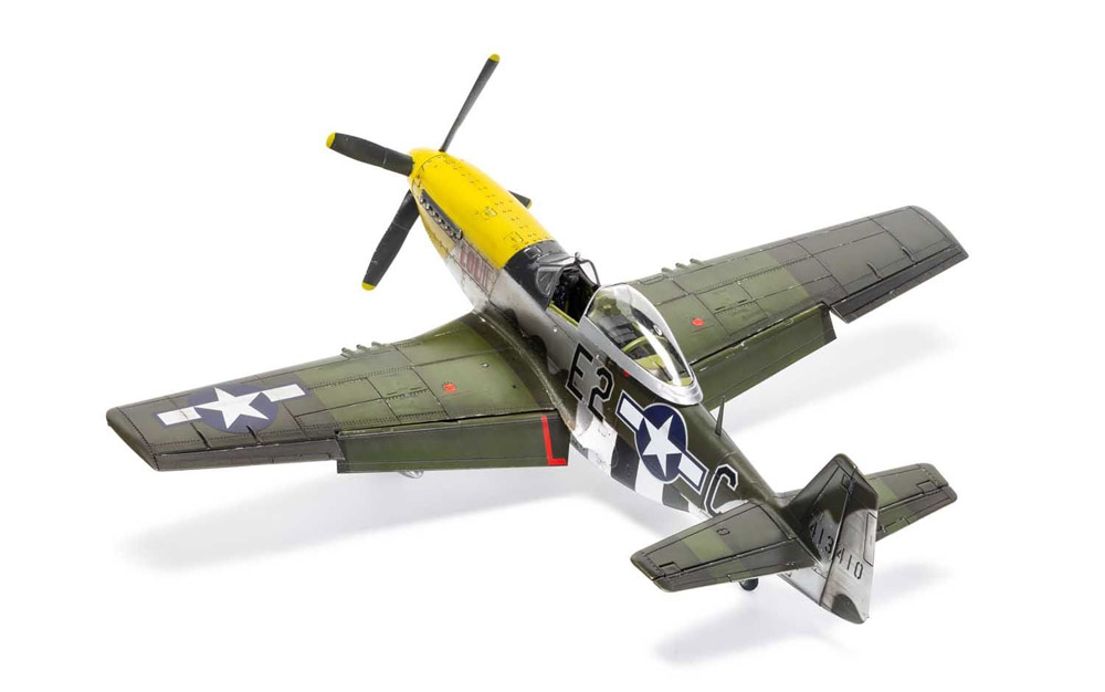 airfix - 1:48 north american p-51d mustang (filletless tails) (a05138) model kit