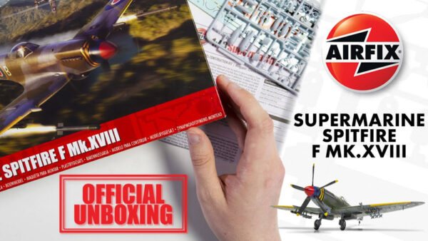 airfix - 1:48 supermarine spitfire f mk.xviii (a05140) model kit