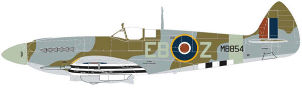 airfix - 1:48 supermarine spitfire mk.xii (a05117a) model kit