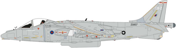 airfix - 1:72 bae harrier gr7a/gr9 (a04050a) model kit