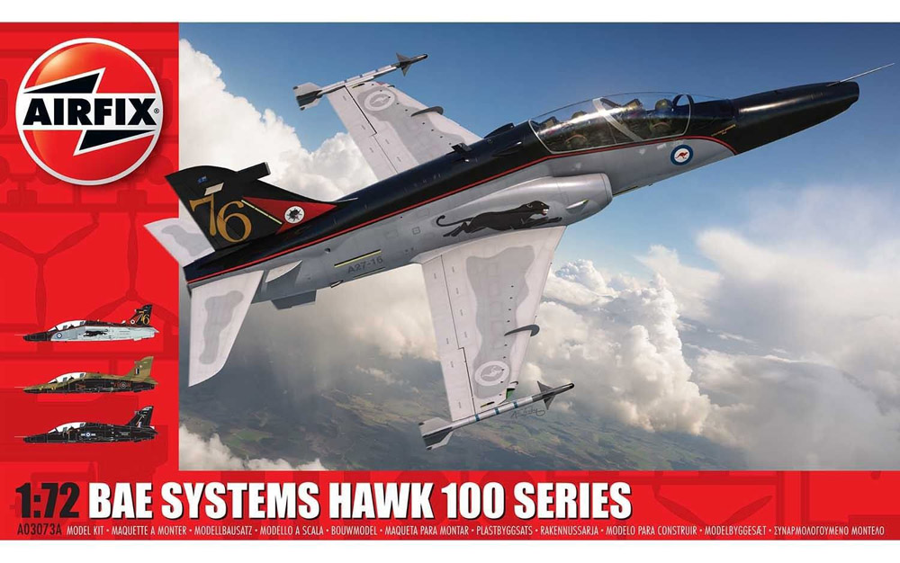 airfix - 1:72 bae systems hawk 100 series (a03073a) model kit