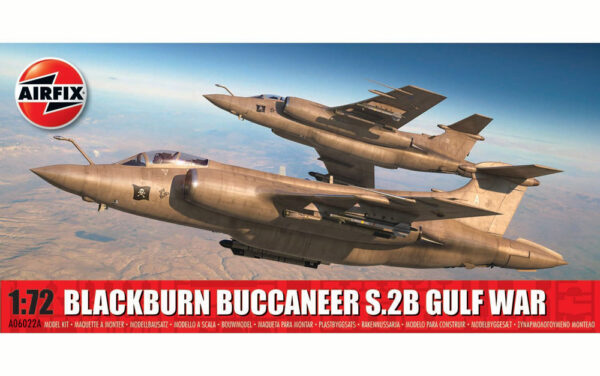 airfix - 1:72 blackburn buccaneer s.2b gulf war (a06022a) model kit