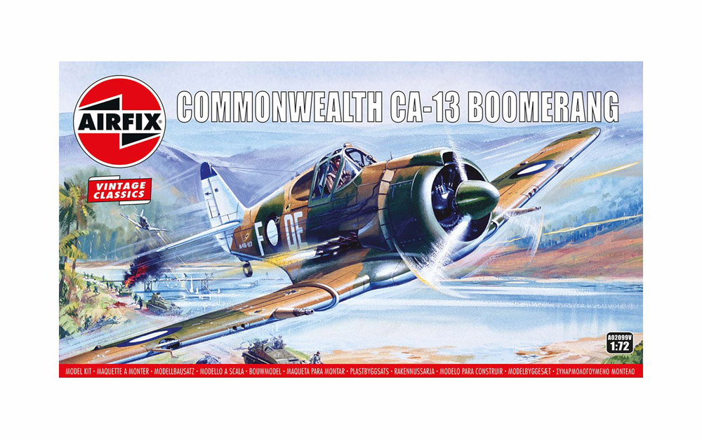 airfix - 1:72 commonwealth ca-13 boomerang (a02099v) model kit