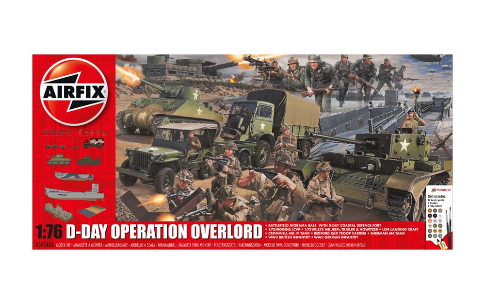 airfix - 1:72 d-day operation overlord gift set (a50162a) model kit