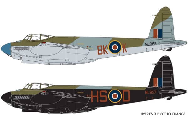 airfix - 1:72 de havilland mosquito b.xvi (a04023) model kit