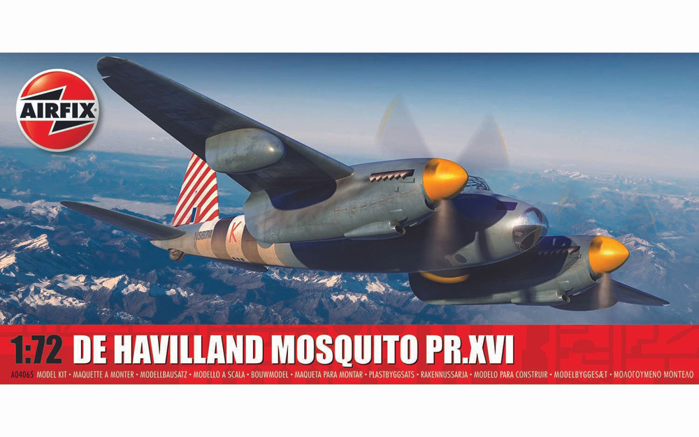 airfix - 1:72 de havilland mosquito pr.xvi (a04065) model kit