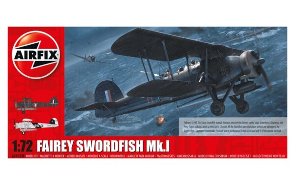 airfix - 1:72 fairey swordfish mk.i (a04053b) model kit