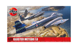 airfix - 1:72 gloster meteor f.8 (a04064) model kit