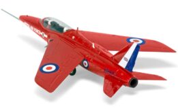 airfix - 1:72 raf red arrows gnat small starter set (a55105) model kit