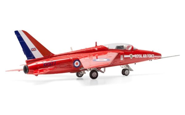 airfix - 1:72 raf red arrows gnat small starter set (a55105) model kit