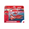airfix - 1:72 red arrows hawk starter set (a55002) model kit