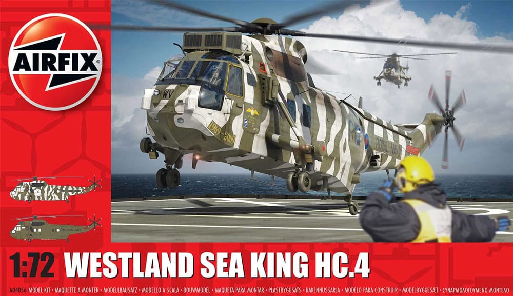 airfix - 1:72 westland sea king hc.4 (a04056) model kit