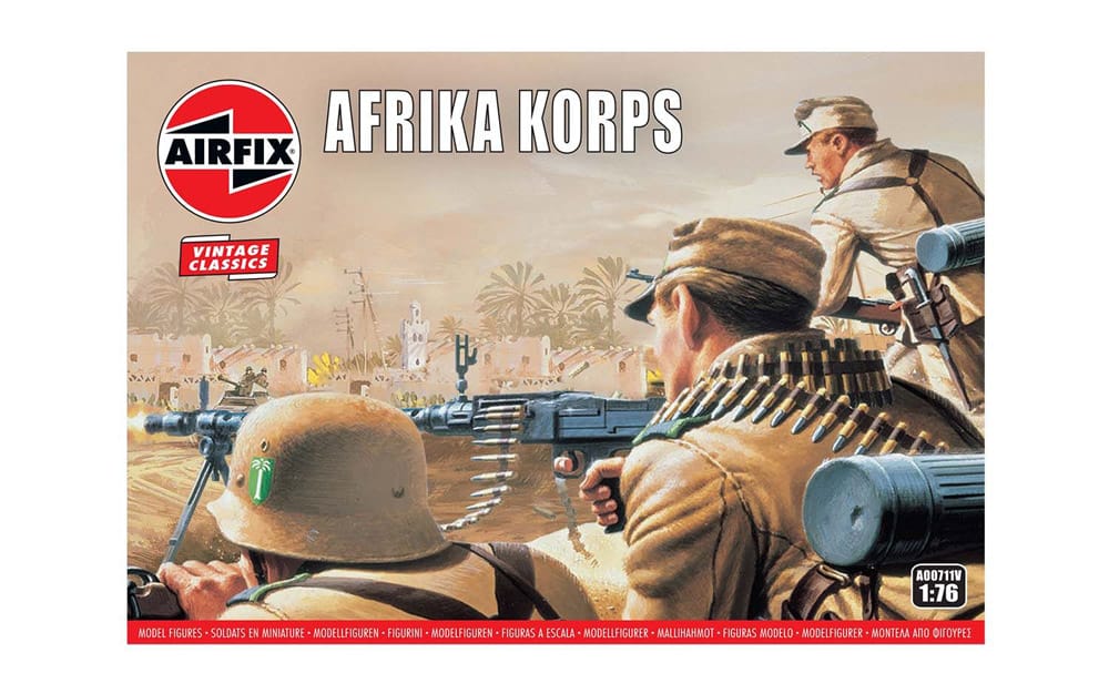 airfix - 1:76 wwii afrika corps (a00711v) model kit