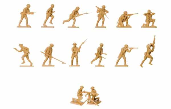airfix - 1:76 wwii british 8th army (a00709v) model kit