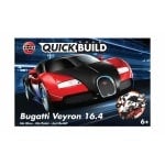 Airfix Quickbuild Bugatti 16.4 Veyron black/red (J6020) Model Kit