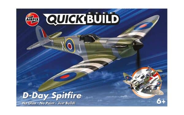 airfix quickbuild d-day spitfire (j6045) model kit