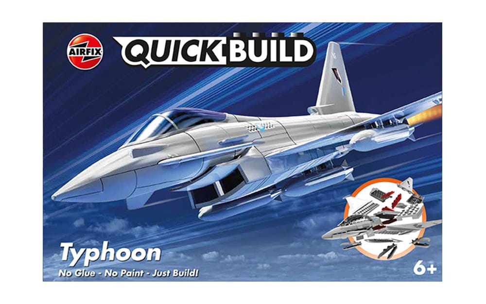 airfix quickbuild eurofighter typhoon (j6002) model kit