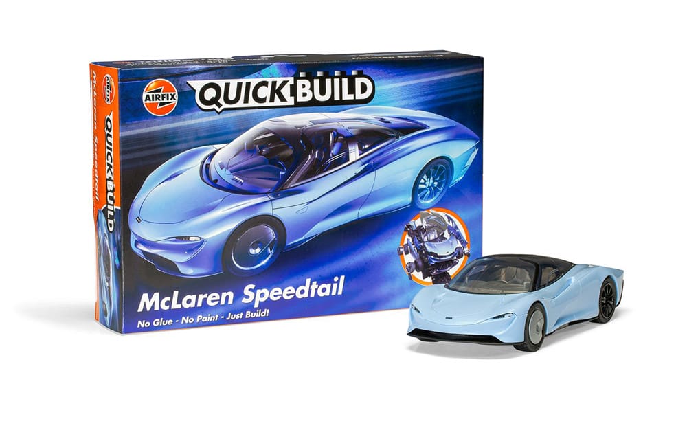 airfix quickbuild mclaren speedtail (j6052) model kit