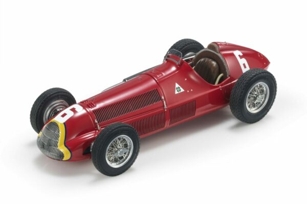 gp replicas - 1:18 alfa romeo alfetta 158 #6 j. fangio winner french gp 1950