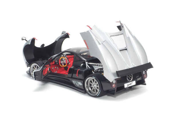 Almost Real 850401001 1:18 Pagani Zonda F Grigio Grey Diecast Models