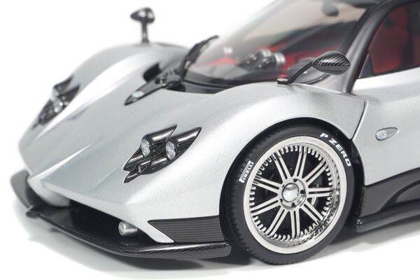 Almost Real 850401001 1:18 Pagani Zonda F Grigio Grey Diecast Models