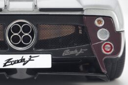 Almost Real 850401001 1:18 Pagani Zonda F Grigio Grey Diecast Models